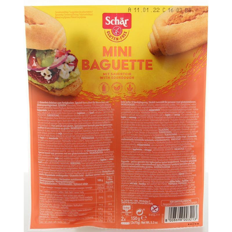 Baguette mini 2 stuksVoeding8008698003213