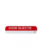 Sticker voor injectie roodWaren8717159040017