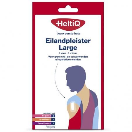 Eilandpleisters 8 x 15cmVerbandmiddelen8717484000472