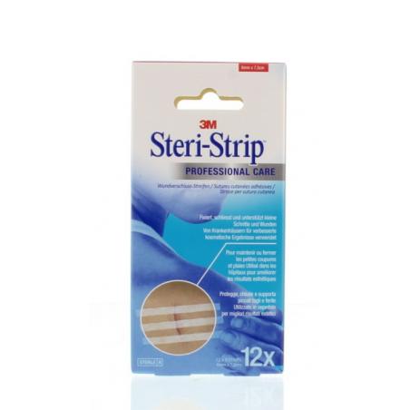 Steristrips 6 x 75mm 12x2 strips velPleisters4054596256668