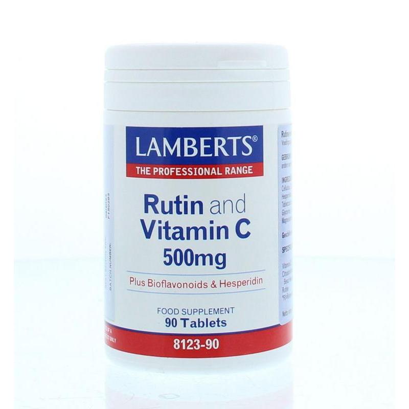 Vitamine C 500mg rutine & bioflavonoidenVitamine enkel5055148403553