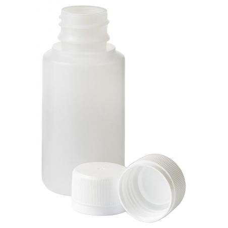 Fles HDPE naturel + afsluitdop 28mm/100mlWaren8717272009878