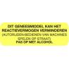 Strooketiket reactievermogen geel 30 x 10mmWaren8717272006372