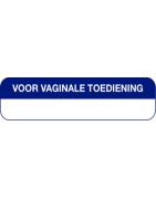 Strooketiket voor vaginale toediening 44x11mmWaren8717272006457