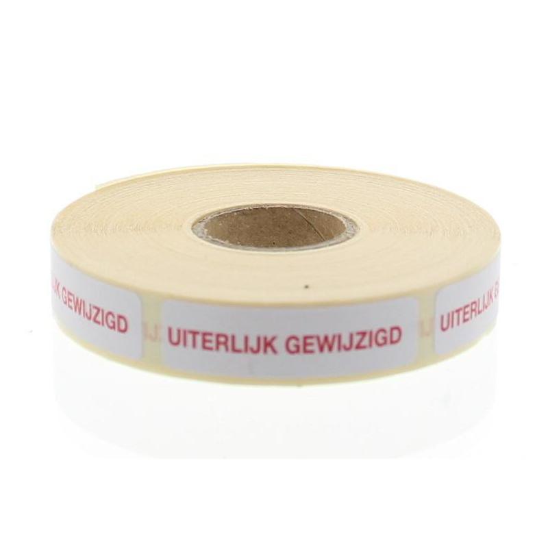 Strooketiket uiterlijk gewijzigd 44 x 11mmWaren8717272009595