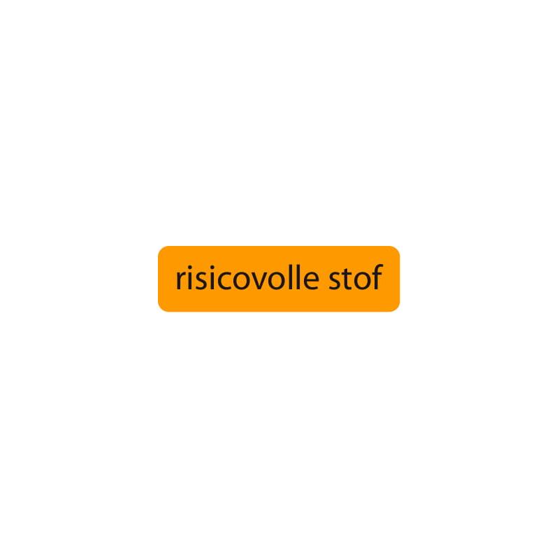 Strooketiket risicovolle stof 44 x 11mmWaren8717272009441