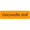 Strooketiket risicovolle stof 44 x 11mmWaren8717272009441