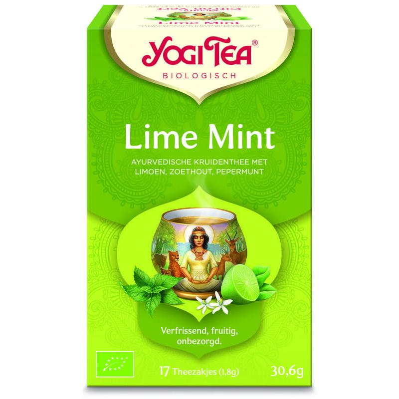 Lime mint bioKoffie/thee4012824400511