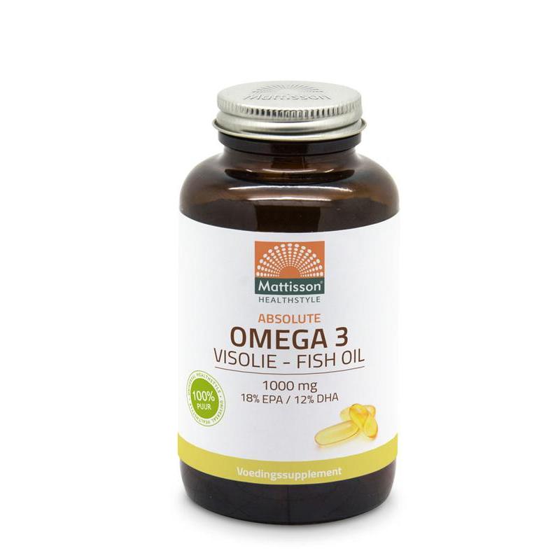 Omega 3 visolie 18 EPA 12 DHA 1000mgVetzuren8717677960606