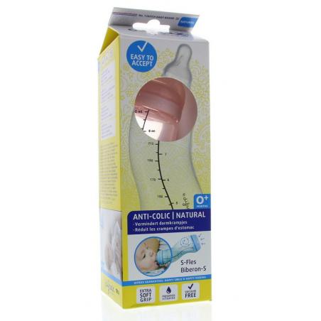 S-fles groot assorti natural 250mlBaby/peuter zuigflessen en spenen8711736025787