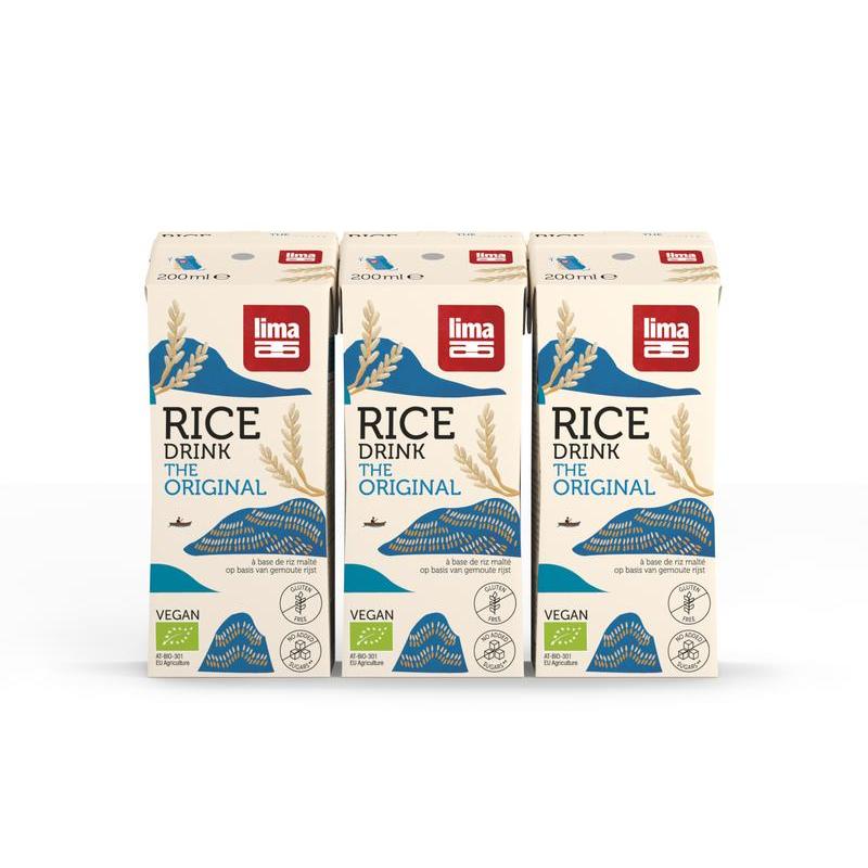 Rice drink original pakjes 200ml bioDranken5411788043540