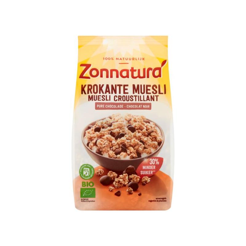 Krokante muesli chocolade bioVoeding8711812425210