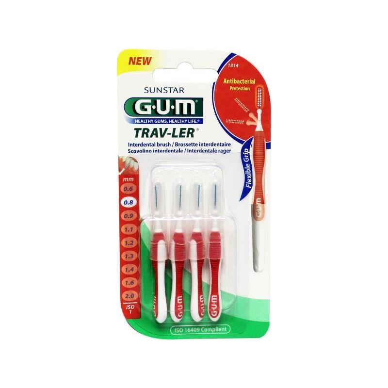 Trav-ler rager 0.8mm (rood)Mondhygiëne070942303460