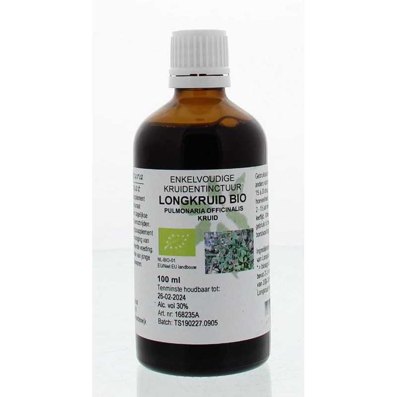Pulmonaria off herb / longkruid tinctuur bioFytotherapie8713589059957