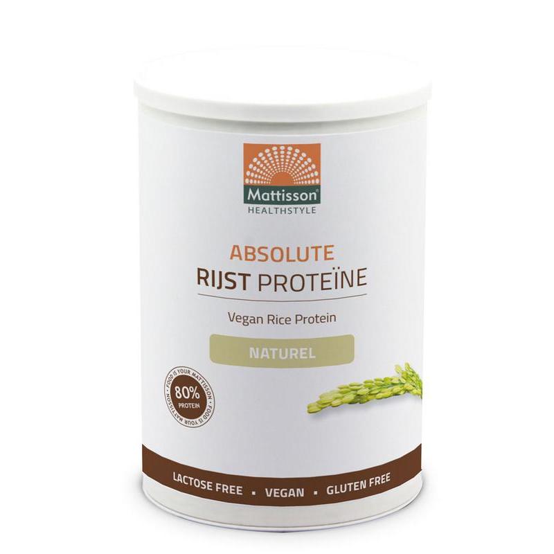 Absolute rijst proteine poeder vegan 80%Overig gezondheidsproducten8717677962167