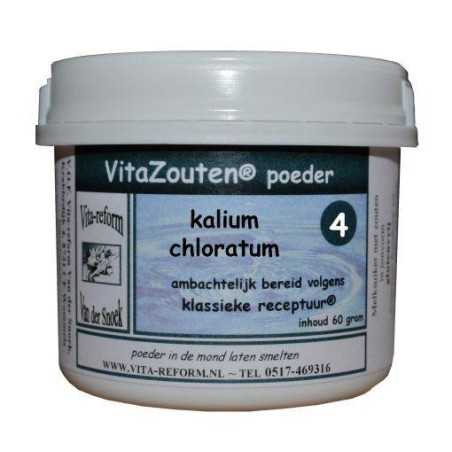 Kalium muriaticum/chloratum poeder nr. 04Schusslerzouten8718885285048