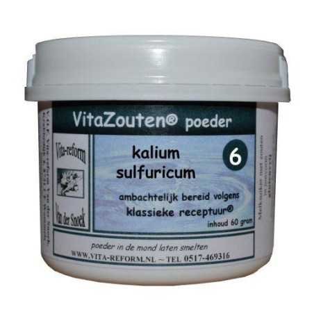 Kalium sulfuricum poeder nr. 06Schusslerzouten8718885285062