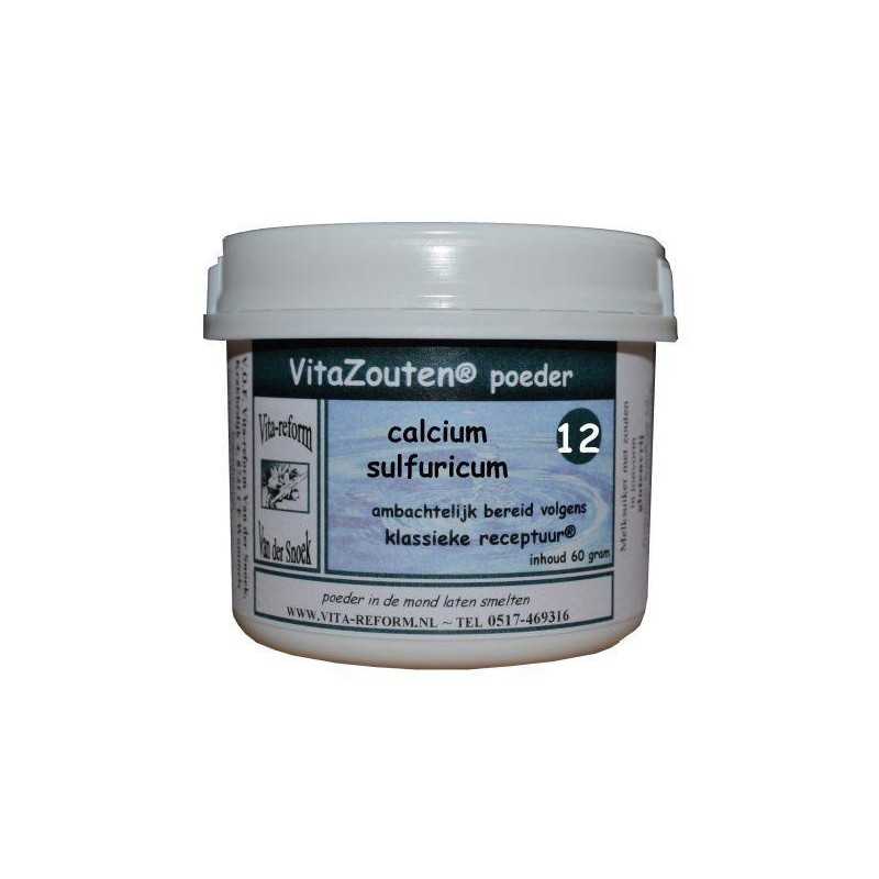 Calcium sulfuricum poeder nr. 12Schusslerzouten8718885285123