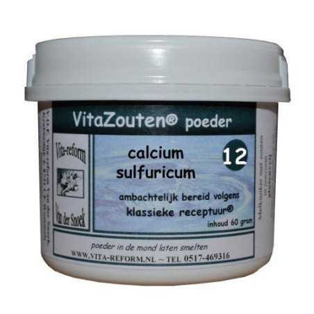 Calcium sulfuricum poeder nr. 12Schusslerzouten8718885285123