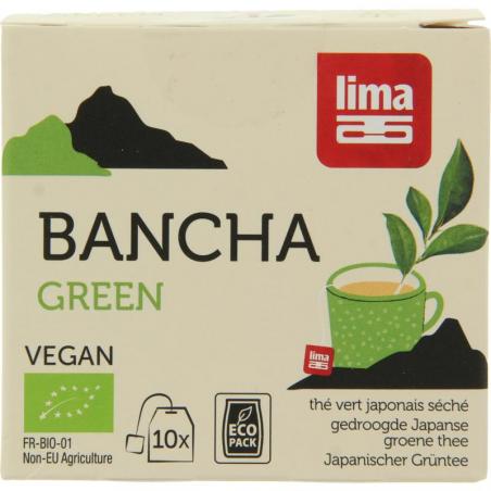 Green bancha thee builtjes bioKoffie/thee5411788045452