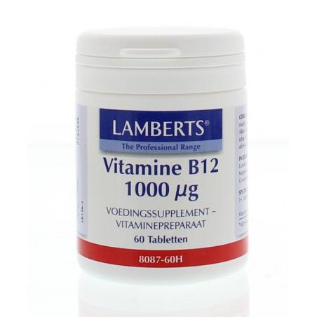 Vitamine B12 1000mcg (cyanocobalamine)Vitamine enkel5055148407773