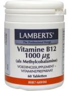 Vitamine B12 methylcobalamine 1000mcgVitamine enkel5055148409425