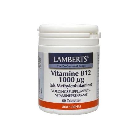 Vitamine B12 methylcobalamine 1000mcgVitamine enkel5055148409425