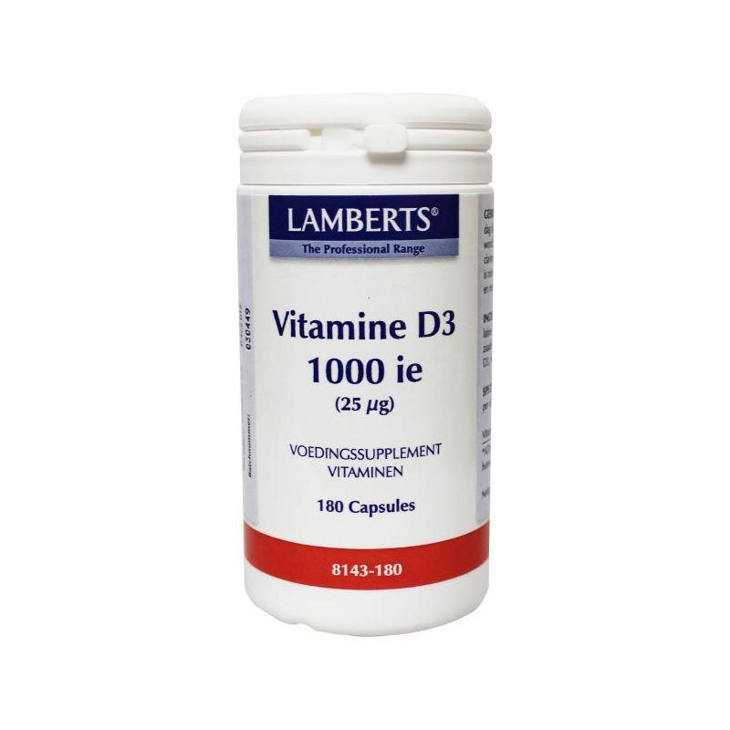 Vitamine D3 1000IE/25mcgVitamine enkel5055148409722