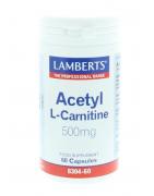 Acetyl-L-Carnitine 500mgAminozuren5055148411060