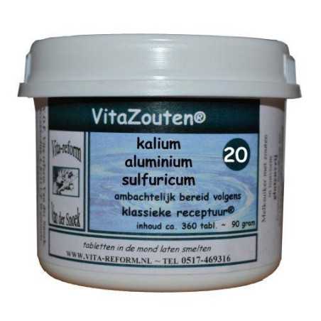 Kalium aluminium sulfuricum VitaZout nr. 20Schusslerzouten8718885282207