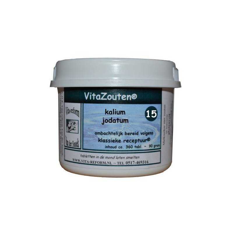 Kalium jodatum VitaZout nr. 15Schusslerzouten8718885282153