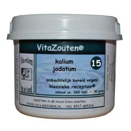 Kalium jodatum VitaZout nr. 15Schusslerzouten8718885282153