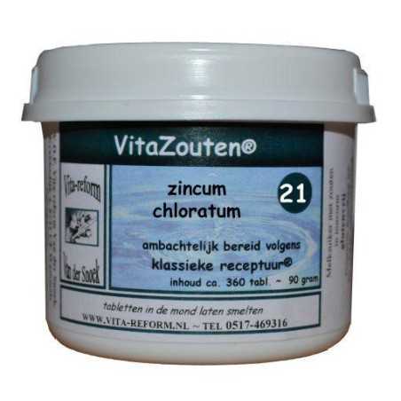 Zincum chloratum/mur. VitaZout nr.21Schusslerzouten8718885282214