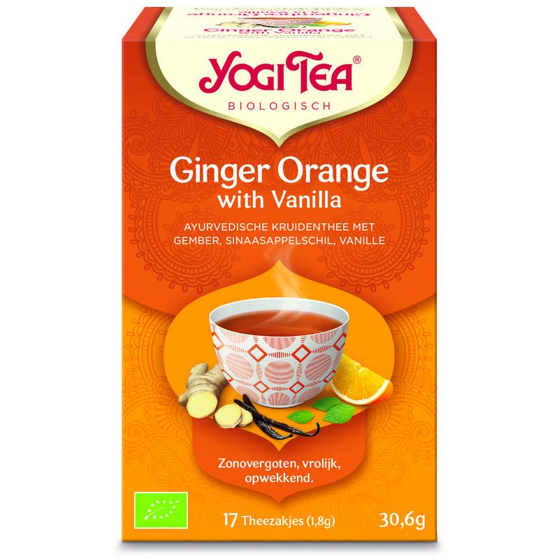 Ginger orange vanilla bioKoffie/thee4012824401747