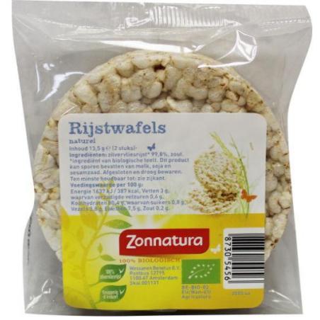 Rijstwafels naturel duo bioVoeding87305456