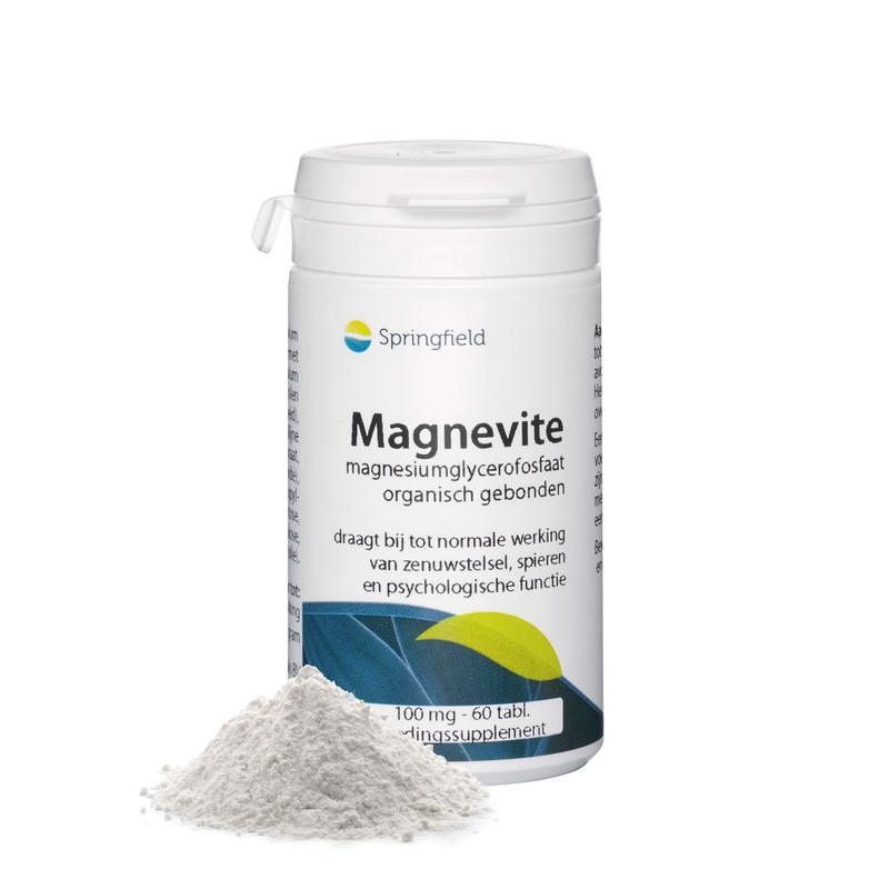 Magnevite magnesium glycerofosfaat 100 mgMineralen multi8715216253042