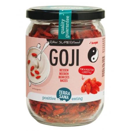 Raw goji bessen in glas bioVoeding8713576236231