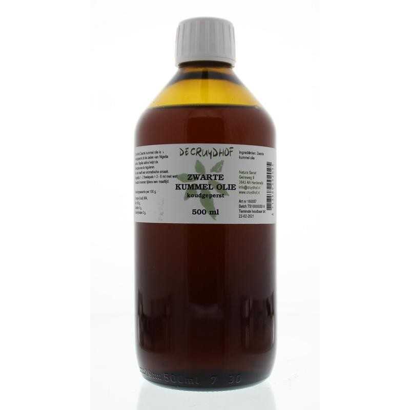 Zwarte kummel olie koudgeperstEtherische oliën/aromatherapie8713589002045