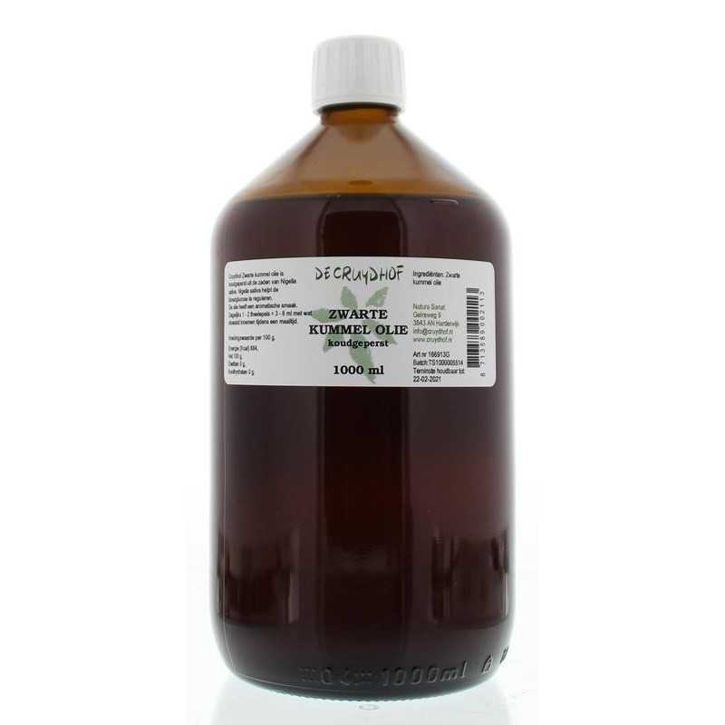 Zwarte kummel olie koudgeperstEtherische oliën/aromatherapie8713589002113