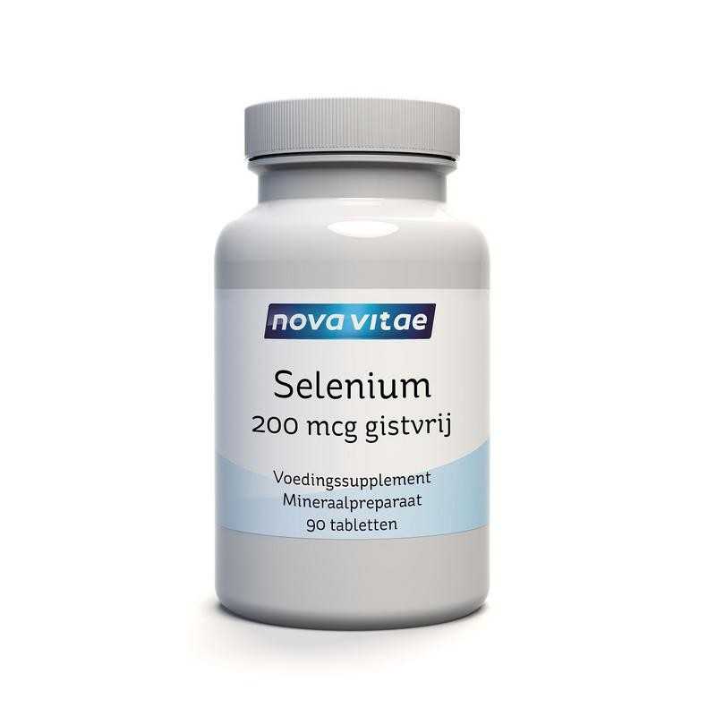 Selenium 200 mcg gistvrijMineralen enkel8717473098701