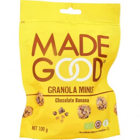 Granola minis chocolate banana bioVoeding687456224015