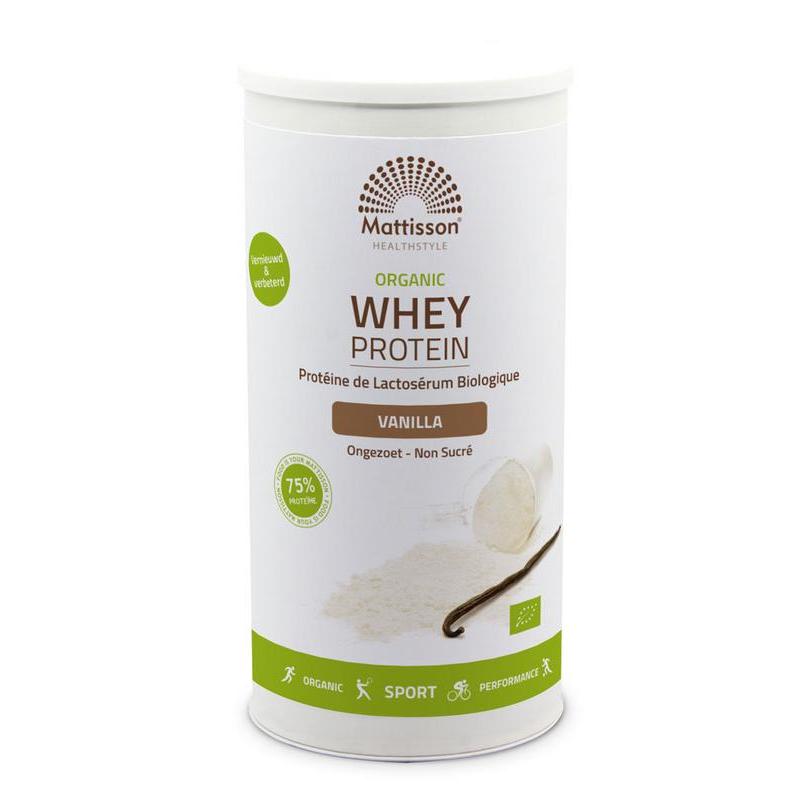 Wei whey proteine vanille 80% bioOverig gezondheidsproducten8717677964314