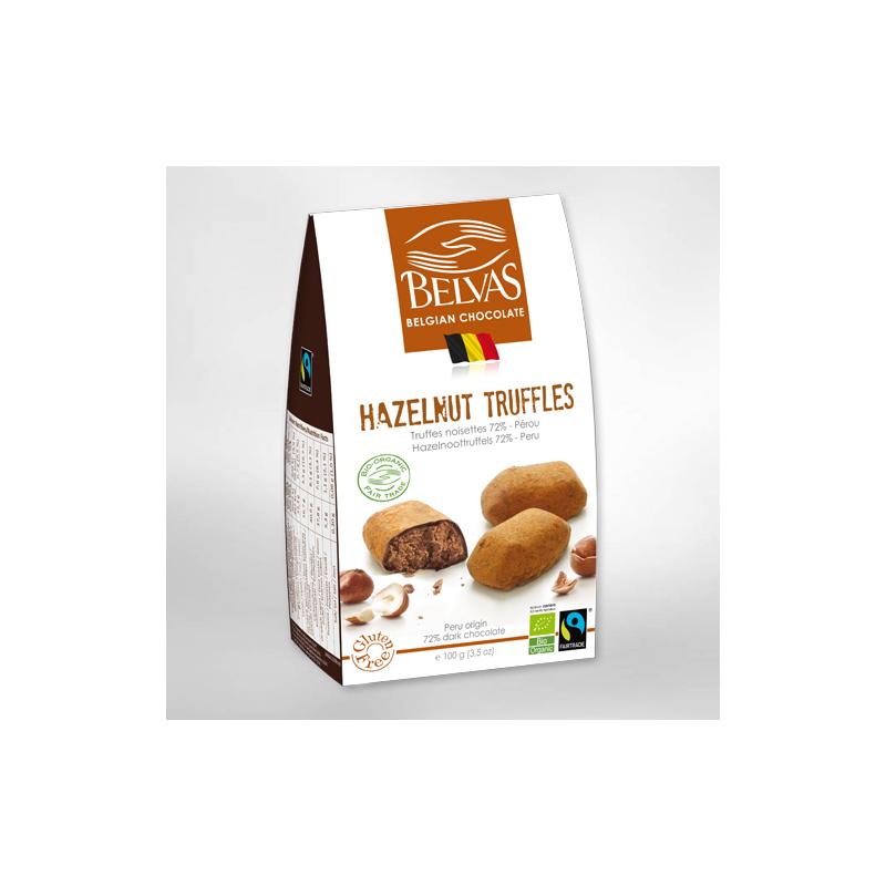 Praline hazelnoot truffels bioSnoepgoed5425007880366