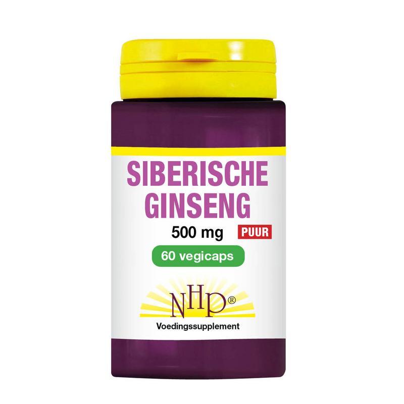 Siberische ginseng 500mg puurOverig gezondheidsproducten8718591427046