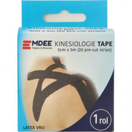 Kinesio tape zwart pre cutOverig sport8717178071061