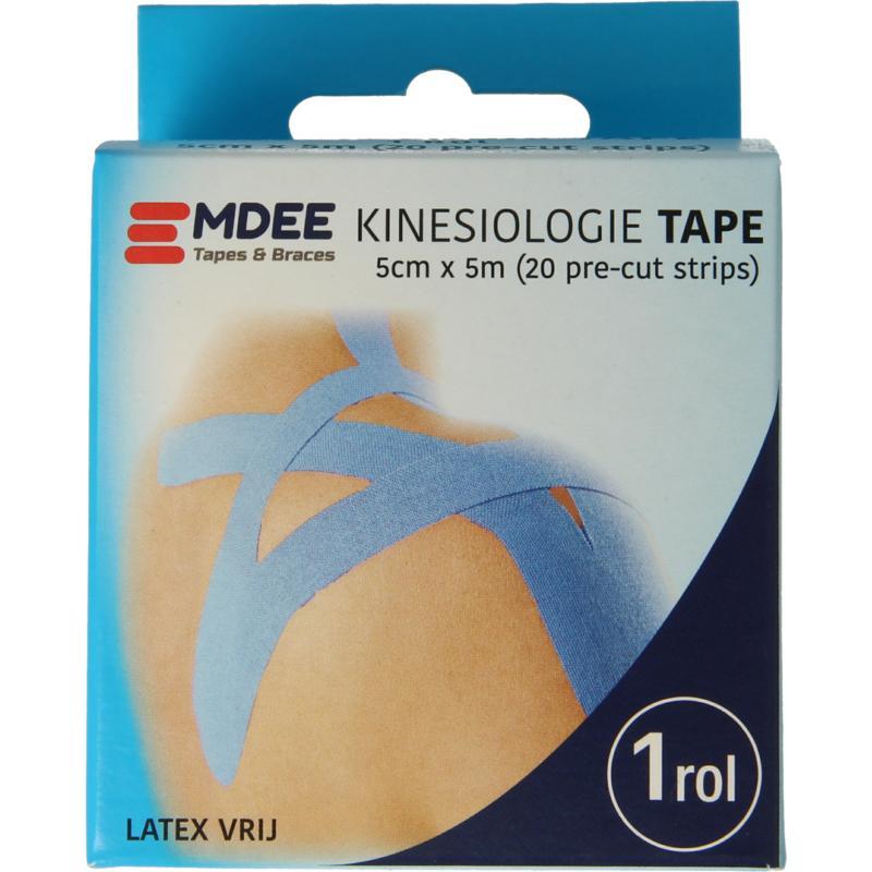 Kinesio tape blauw pre cutOverig sport8717178071078