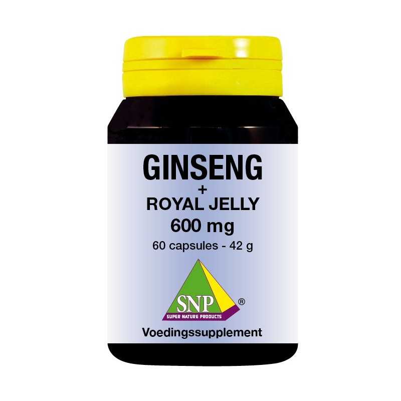 Ginseng + royal jelly 600 mgFytotherapie8718591422065