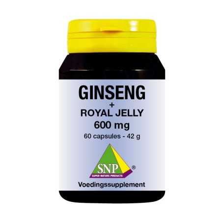 Ginseng + royal jelly 600 mgFytotherapie8718591422065