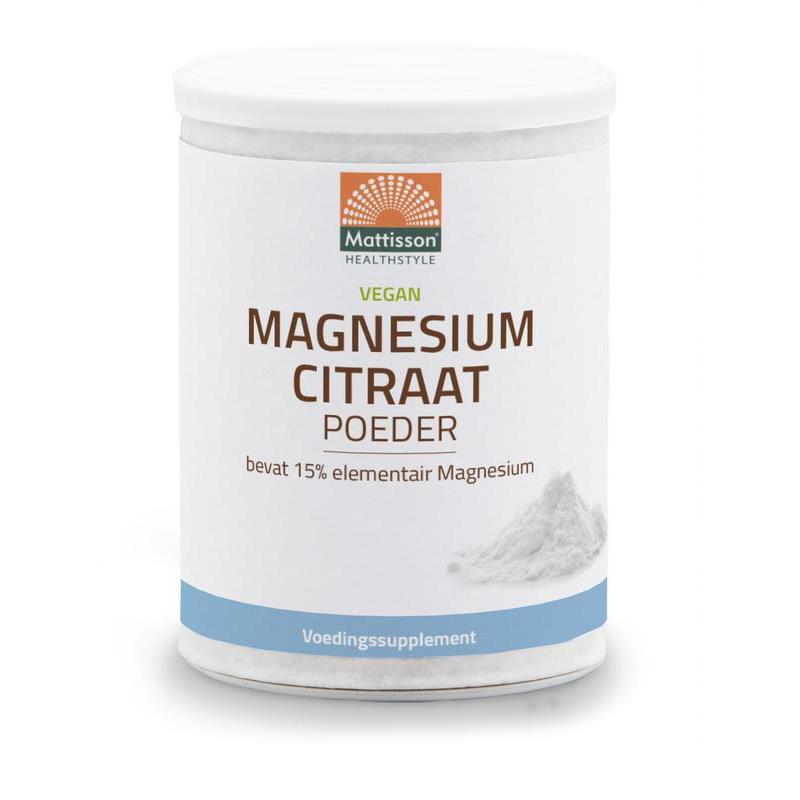 Magnesium citraat poederMineralen enkel8717677965090