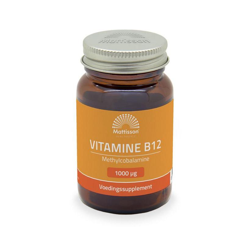 Vitamine B12 methylcobalamine 1000mcgVitamine enkel8717677965076